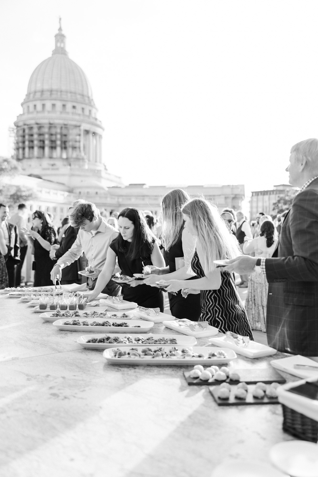 rooftop welcome party